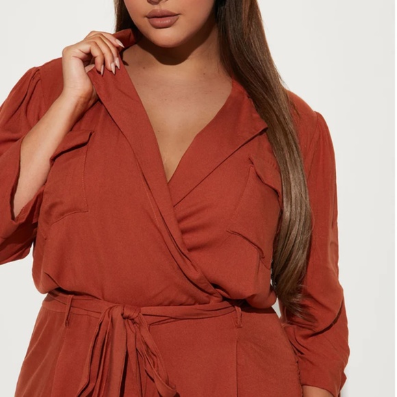 NEW WITH TAGS NEVER WORN Fashion Nova 'Start to Finish' jumpsuit Size 3X - Picture 2 of 12